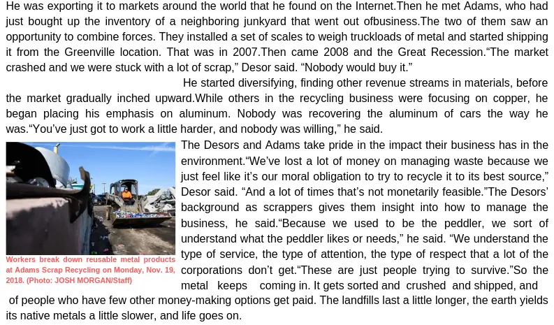 Adams Recycling Greenville News (3)